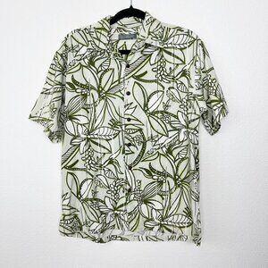 Vintage Koa Road Hawaii Mens Small Bamboo Blend Short Sleeve Button Front Aloha